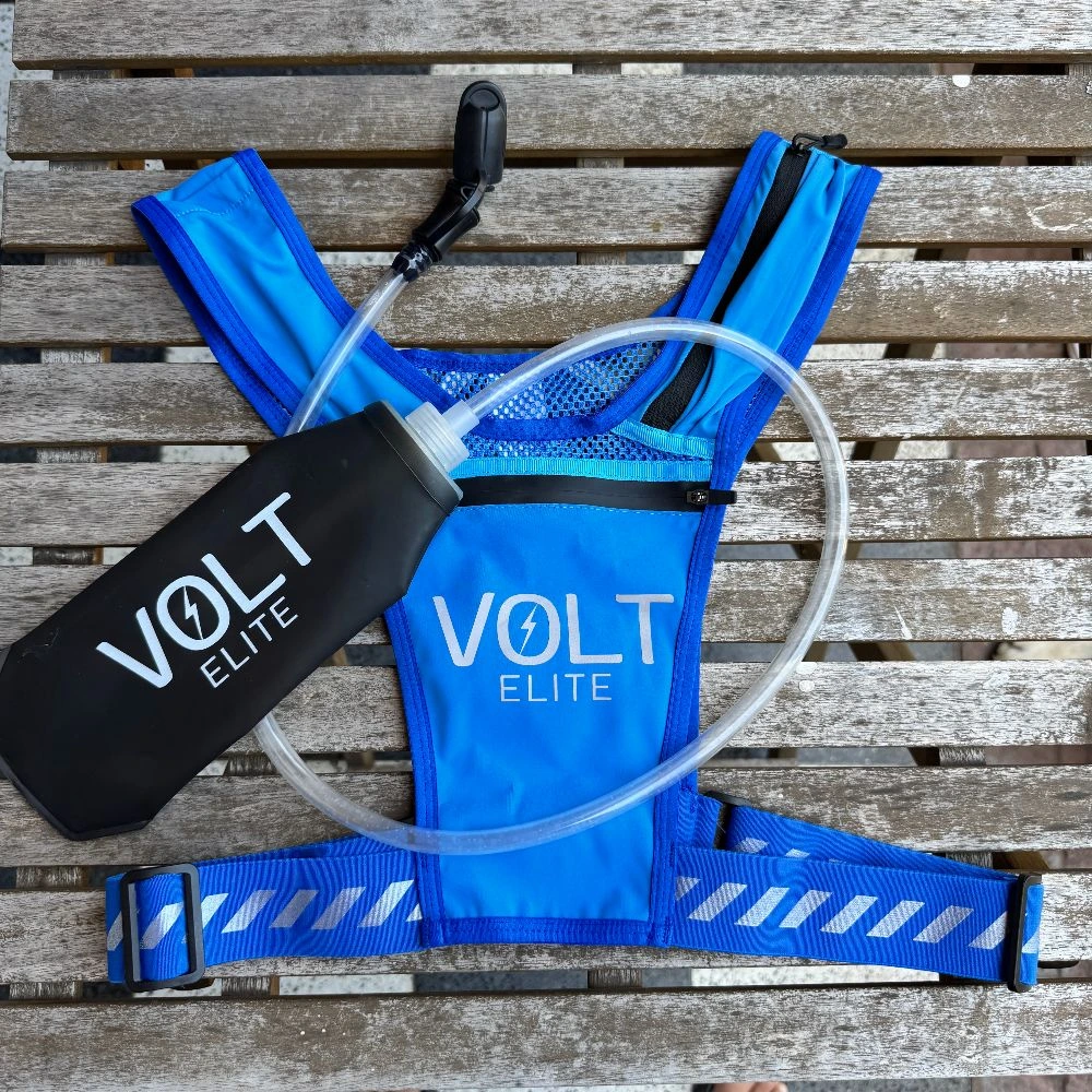 Chaleco para correr Volt con red de hidratación