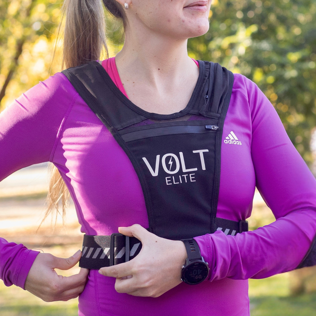 Chaleco para correr Volt con red de hidratación