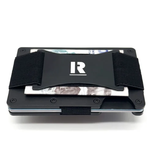Billetera Ragnak Blacky con billetes