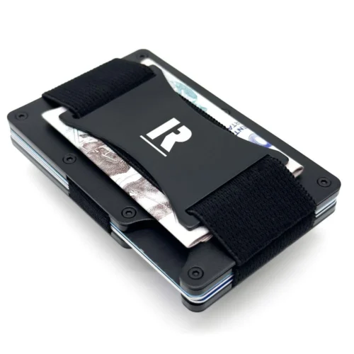 Billetera Ragnak Blacky con correa de perfil