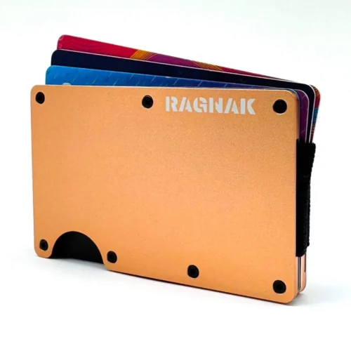 Billetera Ragnak Golden con tarjetas