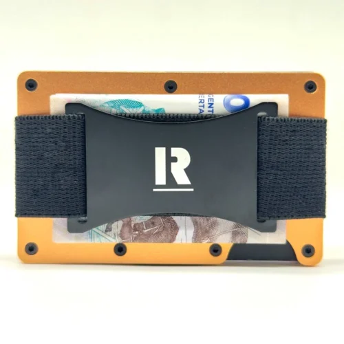 Billetera Ragnak Golden con correa