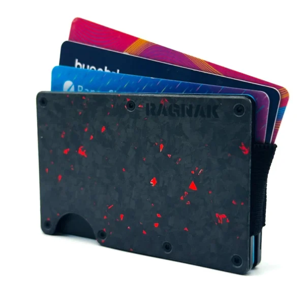 Billetera Red Moon con tarjetas