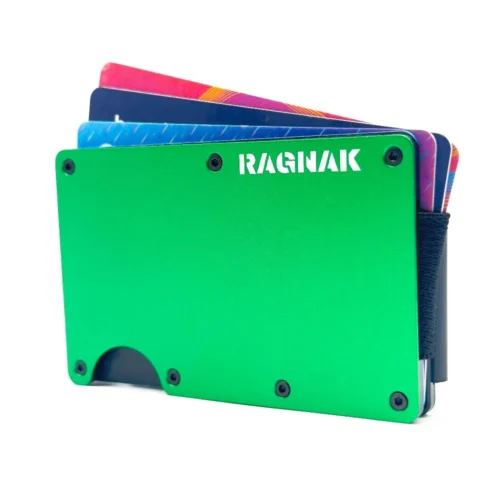Billetera Green Forest con tarjetas