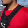 Chaleco para correr Volt bolsillo hombro con cierre