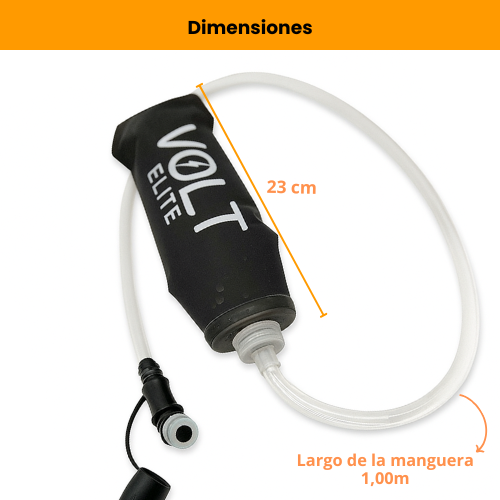 Botella de agua dimensiones