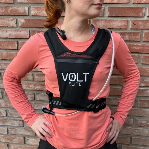Chaleco Volt con botella con manguera