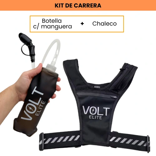 Kit de carrera botella y chaleco Volt