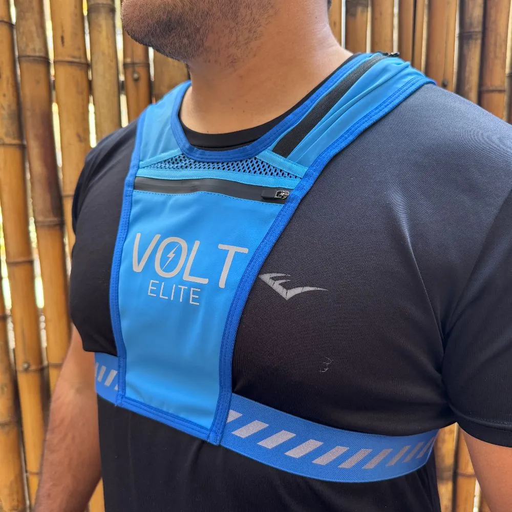 Chaleco para correr Volt con red de hidratación