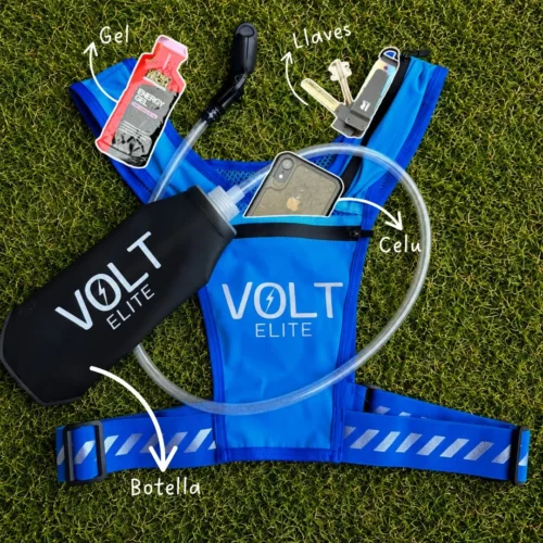 Chaleco Azul capacidad con flechas