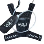 Kit de Carrera negro (chaleco + botella)
