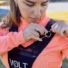Chaleco negro bolsillo para llaves