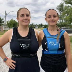 Combo chalecos Volt (azul y negro)