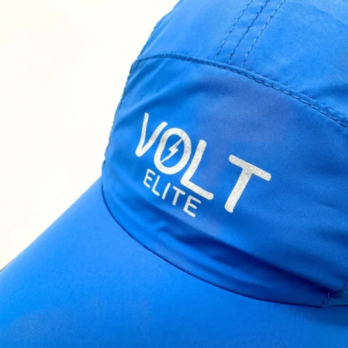 Gorra running azul logo