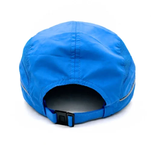 Gorra running azul ajustable