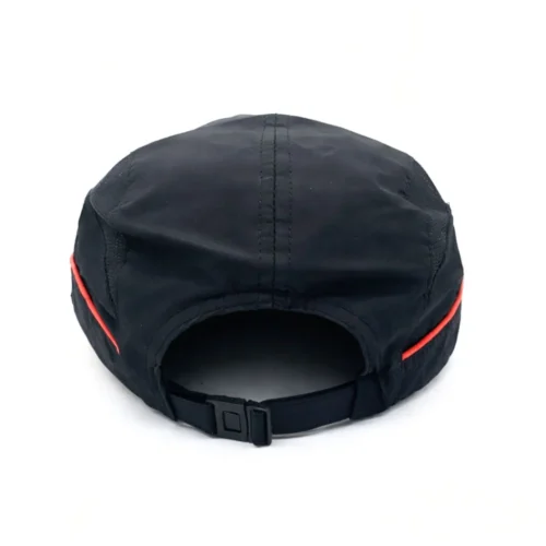 Gorra running negra ajuste regulable