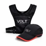 Kit Running negro (chaleco + gorra)