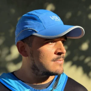 Gorra running azul volt elite